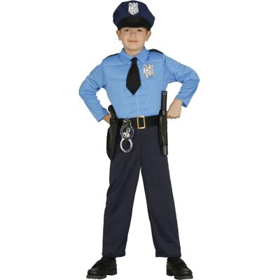 Déguisement de policier musclé pour garçon - Taille 7-9 - Costume Déguisement de policier musclé pour garçon - Taille 7-9 - Costume