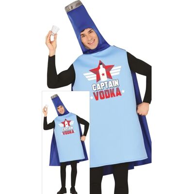 Guirca Kapten vodka-flaska kostym - Män festkläder Guirca Kapten vodka-flaska kostym - Män festkläder