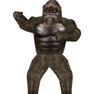 Guirca Svart Big Kong Kostyme - Kostyme, Maske, Voksen Guirca Svart Big Kong Kostyme - Kostyme, Maske, Voksen