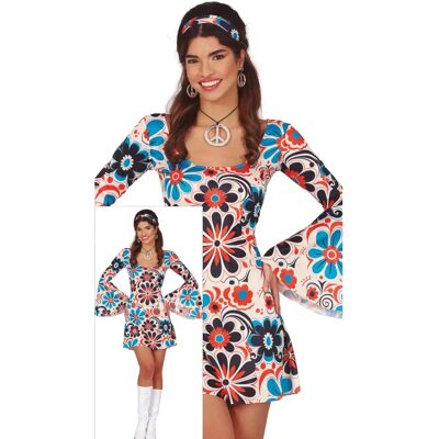 Déguisement Disco Années 70 - Robe et Bandeau Déguisement Disco Années 70 - Robe et Bandeau