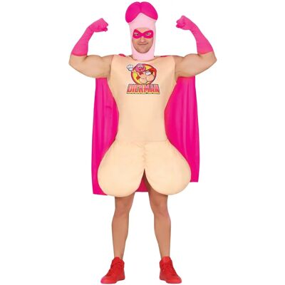 Disfraz de super pene para hombre - disfraz Disfraz de super pene para hombre - disfraz