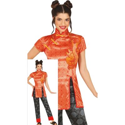 Guirca Costume - Costume de Chine orange pour femme Guirca Costume - Costume de Chine orange pour femme