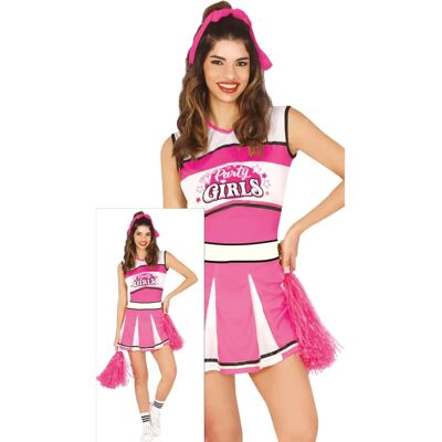 Déguisement de pom-pom girl rose - Costume pour événement sportif Déguisement de pom-pom girl rose - Costume pour événement sportif