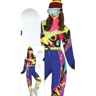 Déguisement de Skieuse Bleue Années 80 Guirca - Costume femme - Publicité Déguisement de Skieuse Bleue Années 80 Guirca - Costume femme - Publicité