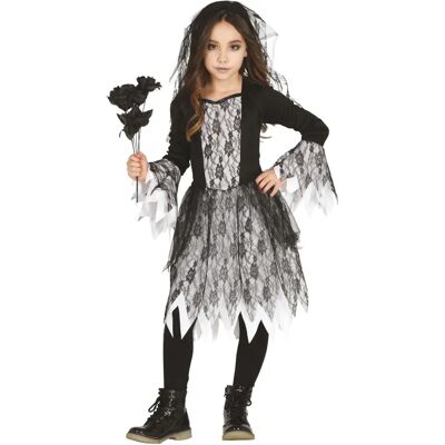 Lacey Wigs Mädchen lebende tote Braut Spitzenkostüm - Halloween Kostüm für Mädchen Lacey Wigs Mädchen lebende tote Braut Spitzenkostüm - Halloween Kostüm für Mädchen