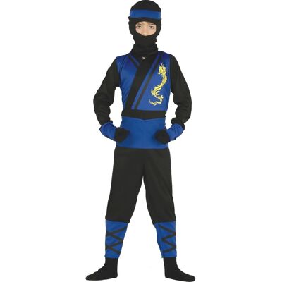 Déguisement de Ninja Bleu pour Enfants - Taille L Déguisement de Ninja Bleu pour Enfants - Taille L