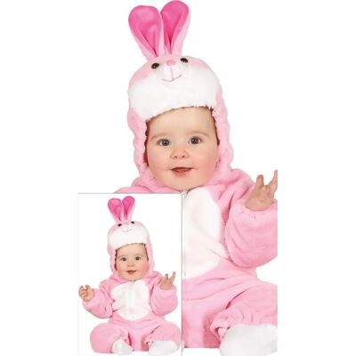 Costume de Lapin Rose pour Bébé - 6-12 Mois Costume de Lapin Rose pour Bébé - 6-12 Mois