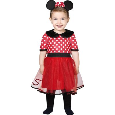 Robe petite souris Fiestas Guirca pour enfants - Tulle rouge - Costume carnaval Robe petite souris Fiestas Guirca pour enfants - Tulle rouge - Costume carnaval