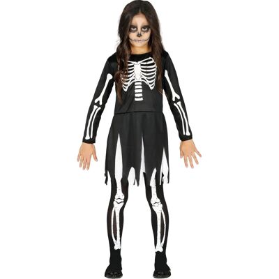 Costume Petite Miss Squelette Guirca - Enfant Noir Halloween & Fête Costume Petite Miss Squelette Guirca - Enfant Noir Halloween & Fête