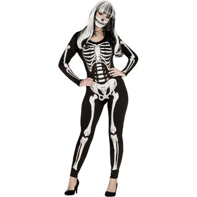 Guirca Skeleton Costume for Women - High-Quality Spandex Costume - Halloween Guirca Skeleton Costume for Women - High-Quality Spandex Costume - Halloween