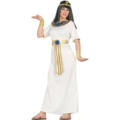 Costume Cléopâtre Guirca - Robe Blanche Taille Plus avec Collier & Ceinture - Publicité Costume Cléopâtre Guirca - Robe Blanche Taille Plus avec Collier & Ceinture - Publicité
