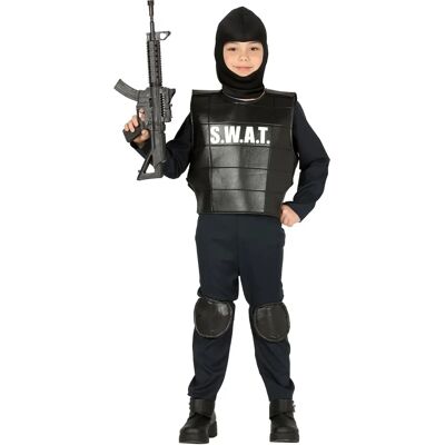 Déguisement de police SWAT pour enfant - Taille 5-6 Déguisement de police SWAT pour enfant - Taille 5-6