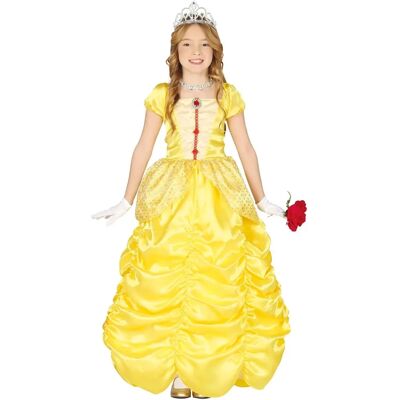 Barnens prinsessklänning - Gul 5-6 år Barnens prinsessklänning - Gul 5-6 år