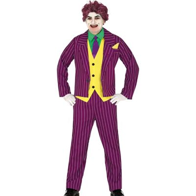 Costume Joker DISFRAZZES - Taille adulte - Manche longue - Bordeaux Costume Joker DISFRAZZES - Taille adulte - Manche longue - Bordeaux