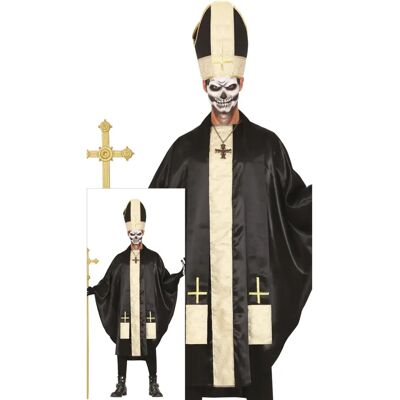 Guirca Dunkler Papst Kostüm - 52-54 (L) - Verkleidung Guirca Dunkler Papst Kostüm - 52-54 (L) - Verkleidung