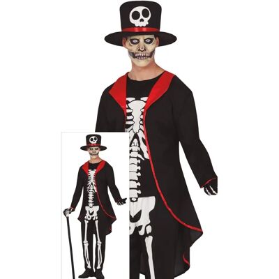 Disfraz de Esqueleto Elegante para Adulto - M Disfraz de Esqueleto Elegante para Adulto - M