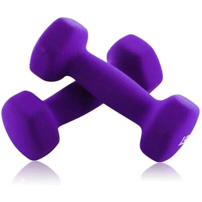 Haltères Violets Joluvi - 1,5 Kg - Équipement de Fitness - Publicité Haltères Violets Joluvi - 1,5 Kg - Équipement de Fitness - Publicité