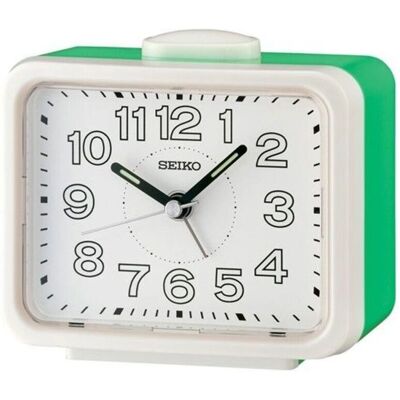 Réveil Seiko QHK061W Vert - Publicité Réveil Seiko QHK061W Vert - Publicité