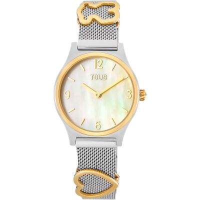 Montre femme en quartz argenté Tous - Montre-bracelet Montre femme en quartz argenté Tous - Montre-bracelet