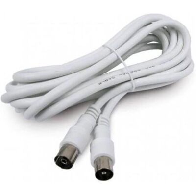 Cable coaxial Axil MP0587C - 5m - Blanco - Extensor de antena Cable coaxial Axil MP0587C - 5m - Blanco - Extensor de antena