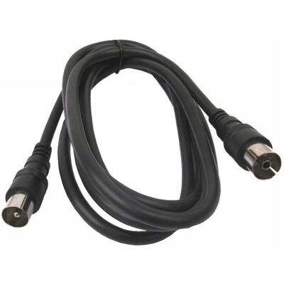 Cable coaxial Axil MP0584C - 1,5 m Negro - Extensión de cable coaxial Cable coaxial Axil MP0584C - 1,5 m Negro - Extensión de cable coaxial