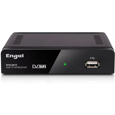 Engel RT5130T2 Caja decodificadora Full HD Negra Engel RT5130T2 Caja decodificadora Full HD Negra