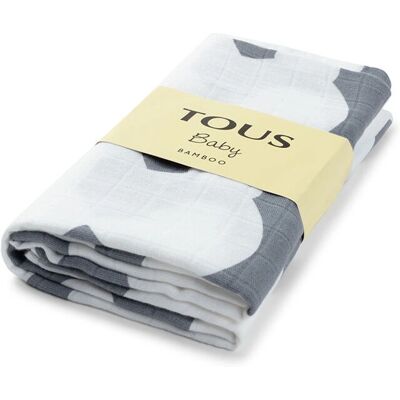 Tous Muse Mussola Grigia - Foulard per neonato Tous Muse Mussola Grigia - Foulard per neonato