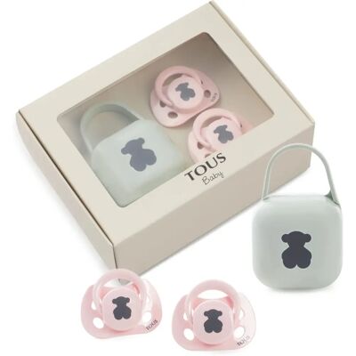 Ciuci in Silicone Anatomico Tous Baby 0-6 M Rosa + Scatola Ciuci in Silicone Anatomico Tous Baby 0-6 M Rosa + Scatola
