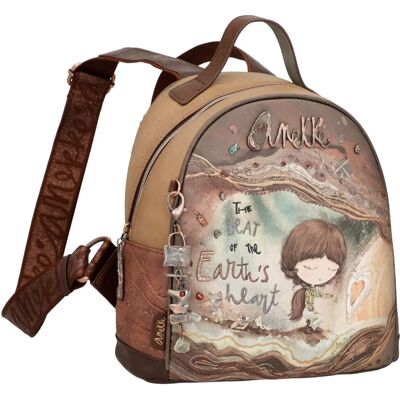 Sac à dos en faux cuir beige Anekke - Sac à dos - Publicité Sac à dos en faux cuir beige Anekke - Sac à dos - Publicité