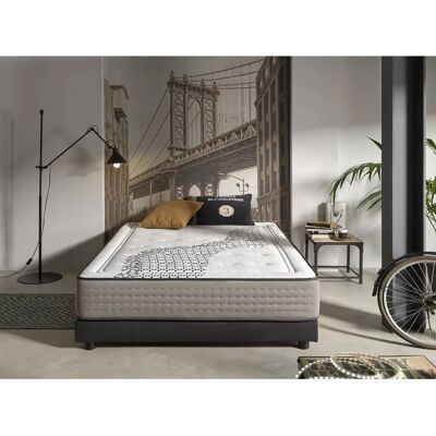 Matelas Visco Brooklyn - 80x200cm - Antiacariens & Respirant - Publicité Matelas Visco Brooklyn - 80x200cm - Antiacariens & Respirant - Publicité