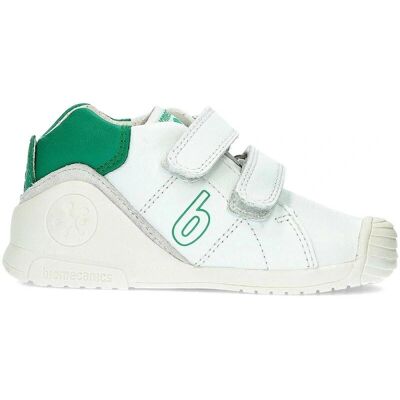 Zapatos de bebé en cuero blanco de Biomecanics con velcro - Calzado Zapatos de bebé en cuero blanco de Biomecanics con velcro - Calzado