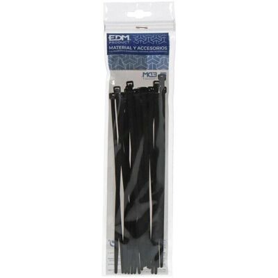 EDM Nylon Kabelbinder 100x2,5mm Schwarz - Kabelbinder EDM Nylon Kabelbinder 100x2,5mm Schwarz - Kabelbinder