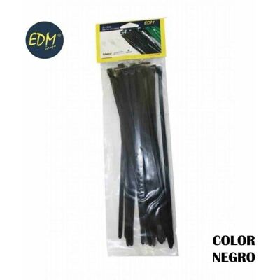 EDM Schwarze Nylon Kabelbinder 150 x 3,5 mm - Kabelbinder EDM Schwarze Nylon Kabelbinder 150 x 3,5 mm - Kabelbinder