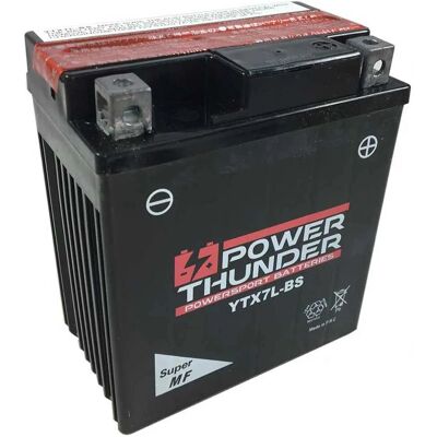 Batterie Thunder PTX7L-BS - 12V, Haute performance, antidébordement - Publicité Batterie Thunder PTX7L-BS - 12V, Haute performance, antidébordement - Publicité