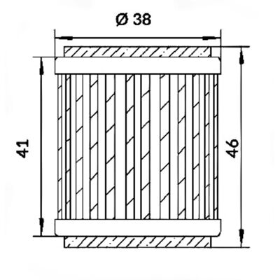 Filtro Olio Meiwa 268141 - Protezione Motore Yamaha & Beta Filtro Olio Meiwa 268141 - Protezione Motore Yamaha & Beta