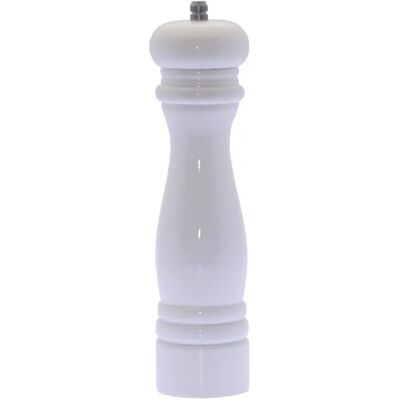 Macina pepe in legno bianco DRW - 20cm Macina pepe in legno bianco DRW - 20cm