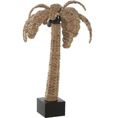 DRW Staande Lamp - Palmvorm - Natuurlijke en zwarte metalen afwerking - 48x40x74 cm DRW Staande Lamp - Palmvorm - Natuurlijke en zwarte metalen afwerking - 48x40x74 cm