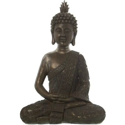 DRW Resin Boeddhabeeld - Decoratieve Figurine - 22,5x30x50cm DRW Resin Boeddhabeeld - Decoratieve Figurine - 22,5x30x50cm