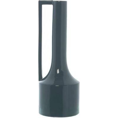 DRW Vaas - Donkerblauwe Keramische Handvat 16x15x41,5cm DRW Vaas - Donkerblauwe Keramische Handvat 16x15x41,5cm