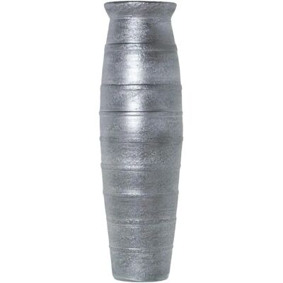 DRW Vloer Keramische Vaas - Zilver 29x100cm DRW Vloer Keramische Vaas - Zilver 29x100cm