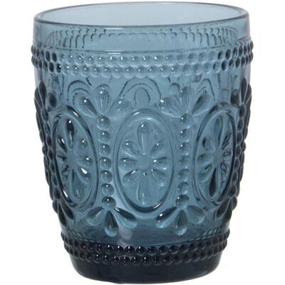 Set di 6 Bicchieri Bassi Blu DRW - 270ml, Lavastoviglie Set di 6 Bicchieri Bassi Blu DRW - 270ml, Lavastoviglie
