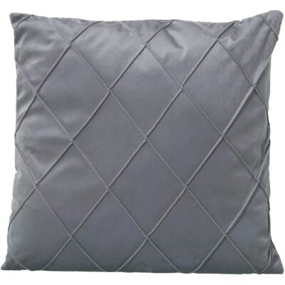 GRIJS Ruitjes Polyester Decoratief Kussen - Decoratiekussen GRIJS Ruitjes Polyester Decoratief Kussen - Decoratiekussen