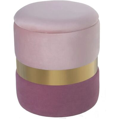 Roze Opbergpoef Roze Opbergpoef