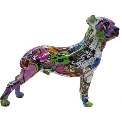DRW Figura di Cane - Graffiti Multicolore DRW Figura di Cane - Graffiti Multicolore