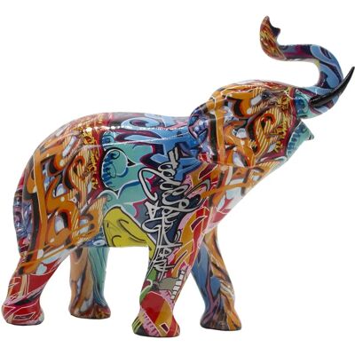 DRW Resin Olifant Decoratie - Veelkleurige Figur DRW Resin Olifant Decoratie - Veelkleurige Figur