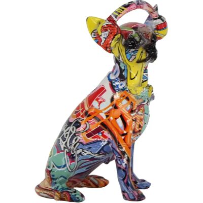 Figura de Perro de Resina DRW - Decoración Multicolor Figura de Perro de Resina DRW - Decoración Multicolor
