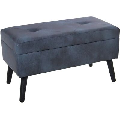 DRW Opbergbank - 80x40x44cm - Blauw DRW Opbergbank - 80x40x44cm - Blauw