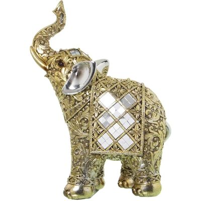 DRW Olifant Resin Decoratief Figuren - 17x8x23cm DRW Olifant Resin Decoratief Figuren - 17x8x23cm