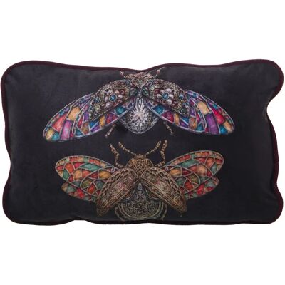 DRW Dieren Fluwelen Kussen - 50x30cm - Decoratiekussen DRW Dieren Fluwelen Kussen - 50x30cm - Decoratiekussen