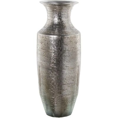 Jarrón DRW - Cerámica Plateada 100cm Alto - Jarrón Jarrón DRW - Cerámica Plateada 100cm Alto - Jarrón
